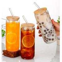 ราคา แก้วมินิมอล ฝาไม้ ขนาด500ml สำหรับใส่กาแฟ น้ำผลไม้ น้ำอัดลม พร้อมหลอดแก้ว (20745949466)