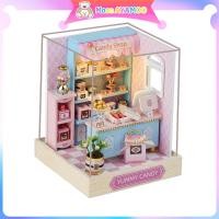 ราคา Moon AYAMOO บ้านตุ๊กตาจิ๋วไม้ DIY โมเดลบ้านตุ๊กตาไม้สำหรับเด็กผู้ใหญ่เพื่อน (19227548037)