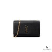 ราคา YSL KATE MEDIUM BLACK CALF GHW (20359633370)