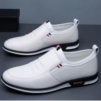 ราคา รองเท้าโลฟเฟอร์หนังผู้ชาย ฤดูใบไม้ผลิ 2023 รองเท้าหนังนิ่ม รองเท้าลำลองสำหรับนักธุรกิจ รองเท้าสุภาพบุรุษสีดำ รองเท้าหนังสีขาว แฟชั่นสลิปออนรองเท้าสลิปออน (18673553257)