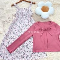 ราคา ส่งฟรี New เดรสพร้อมเสื้อคลุม แบบยาววว (20249791899)