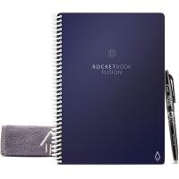 ราคา Rocketbook Fusion Smart Reusable Notebook Calendar To Do Lists and Note Template Pages with 1 Pilot Frixion Pen 1 Microfiber Cloth Included Letter Size เปลี่ยนกระดาษเป็นดิจิตอล รักษ์สิ่งแวดล้อม Eco Fr