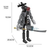 ราคา เลโก้ skibidi toilet camera man tv man ไททัน speaker man โมเดล สกีบีดี้ทอยเลท เลโก้สกิบิดี้ ชุดตัวต่อ (20569021319)