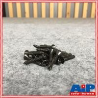 ราคา แพ็ค20ตัว สกรู FHดำ 8x1 สกรูดำ สกรูเกลียวปล่อย น็อต น็อตเกลียวปล่อย น็อตประกอบตู้ลำโพง สกรูหัวกลม ประกอบตู้ลำโพง (7211680725)