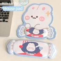 ราคา Mycase bkk แผ่นรองเมาส์ แผ่นรองคีย์บอร์ด ลายกระต่ายสีขาวน่ารักๆ (20056305704)