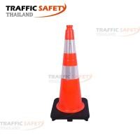 ราคา ประสิทธิภาพด้านต้นทุนสูง กรวยจราจรสีดำ แดงสูง 71 ซม 28 นิ้ว กรวยฉุกเฉิน PVC Traffic Cone ความยืดหยุ่นสูงและทนทาน (20689735419)