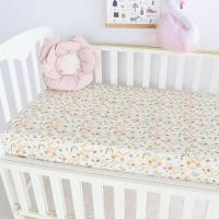 ราคา On Cloud Baby ผ้าปูที่นอนรัดมุมใยไผ่ขนาด 70x130 cm ฺBamboo muslin baby Crib Sheets Fitted Cot Bed (20460663379)
