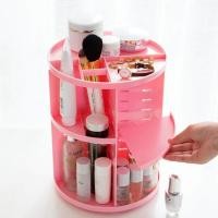 ราคา ชั้นวางเครื่องสำอางค์ หมุนได้ 360องศา รุ่นใหม่ กล่องเก็บเครื่องสำอาง make up organizer ชั้นวางอเนกประสงค์ กล่องใส่เครื่องสำอางหมุนได้ (4726626939)