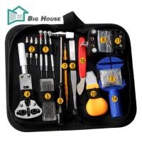 ราคา สายนาฬิกาอุปกรณ์ซ่อมนาฬิกาอุปกรณ์กำจัดเครื่องมือซ่อมนาฬิกามืออาชีพพร้อมกระเป๋าหิ้วชุดกล่องเครื่องมือ147ชิ้น (20303865263)