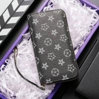 ราคา กระเป๋าสตางค์ใบยาว มีช่องใส่เหรียญ มีสายคล้องมือ พร้อมส่ง YG753 (16426271525)