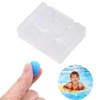 ราคา 6Pcs ว่ายน้ำซิลิโคนนิ่มปลั๊กอุดหูกันน้ำ Reusable ดำน้ำอาบน้ำลดเสียงรบกวนปลั๊กอุดหูสำหรับผู้ใหญ่เด็ก (728294840)