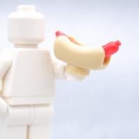 ราคา ? ? ? ? ? ? ? ? ? Hot Dog Bun ACCESSORIES LEGO Minifigures Authentic เลโก้แท้ (19299615308)