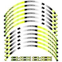 ราคา Motorcycle Accessories For HONDA Click 125i 150i 160i 14 14 inch Compatible Rim Tire Wheel Hub Circle Adhesive Strips Racing Click125i Click150i Click160i (19768064199)