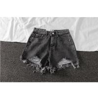 ราคา เสื้อผ้าและรองเท้าผู้หญิง เสื้อผ้าผู้หญิง กางเกงขาสั้นผู้หญิง กางเกงยีนส์ขาสั้น กางเกงยีนส์ขาสั้นขาดๆ (18642799211)