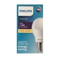ราคา หลอด LED ฟิลิปส์ Philips Essential LED Bulb 7W เอสเซนเชียล รุ่นประหยัด แสง DAYLIGHT 6500K แสง WARM 3000K (4651100062)