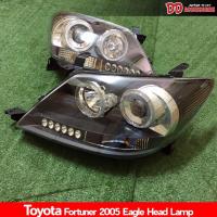 ราคา ไฟหน้า ไฟหน้าแต่ง fortuner 2005 2006 2007 2008 2009 วงแหวนสีขาว โปรเจ๊กเตอร์สีดำ eagle eye (17432796368)