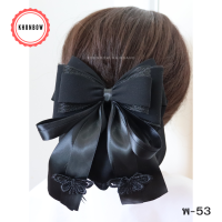ราคา เน็ตติดผม โบว์ติดผม เน็ตติดผมสีดำ เน็ตติดผมขนาดกลาง (20472965333)
