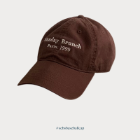 ราคา Sebs 007 SUNDAY BRUNCH PARIS 1999 BROWN BASEBALL CAP (16755577478)