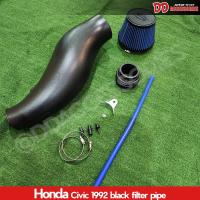 ราคา กรองงูเหลือม กรองอากาศ Civic 1992 1993 1994 1995 1996 1997 1998 1999 2000 EG EK ท่อกรองอากาศ carbon ดำ (20345864457)
