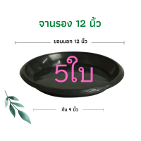 ราคา กระถางต้นไม้ 12 นิ้ว 5 ใบ กระถางต้นไม้พลาสติก กระถาง กระถางแคตตัส กระถางพลาสติก สีดำ สีขาว ราคาส่ง (12077515969)
