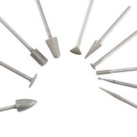 ราคา 10ชิ้น ดอกเจียรเพชร หัวเจียรเพชร ทรงกระบอก แกน 3 มิล (20510616529)