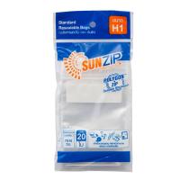 ราคา SUNZIP ถุงซิป 7x10 ซม แพ็ค 20 ซอง รุ่น H1 (20110044714)