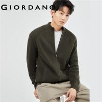 ราคา GIORDANO Men Cardigans Stand Collar Zip Front Cardigans 100 Cotton Raglan Sleeve Chunky Warm Fashion Casual Cardigans 01053702 (20023847116)
