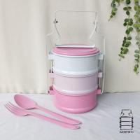 ราคา เซตปิ่นโตขนาดเล็ก ช้อนส้อม 3 ชั้น กว้าง 11 ซม สีปิ่นโตดูในตัวเลือกสินค้า อ่านขนาดก่อนสั่งซื้อ (10834734198)