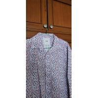 ราคา เสื้อเชิ้ต Zara สีขาวแขนยาวลายดอกไม้ไซส์ S เสื้อมือสองคุณภาพดี Cotton 100 (20760044796)