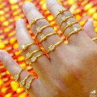 ราคา แหวนทองคำแท้ 1 กรัม ลายหัวพลอยชู ทองแท้ 96 5 ขายได้ จำนำได้ มีใบรับประกัน แหวนทอง แหวนทองคำแท้ (8028652988)