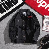 ราคา PLAYBOY เสื้อแจ็คเก็ตผ้าเดนิมเสื้อแจ็คเก็ตยีนส์สำหรับผู้ชายทรงหลวมสไตล์เกาหลีอินเทรนด์ (13168715128)