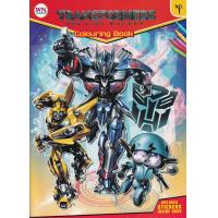 ราคา Bundanjai หนังสือเด็ก Colouring Book Stickers Transformers No 1 (15323864620)