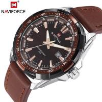 ราคา Naviforce ใหม่แฟชั่นผู้ชายทหารกีฬาควอตซ์นาฬิกาผู้ชายอัตโนมัติวันที่นาฬิกาอะนาล็อกยอดนิยมแบรนด์หรูผู้ชายสายหนังสบายๆนาฬิกาข้อมือกันน้ำ 9056 (648432496)