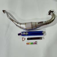 ราคา SJR ท่อสูตร ท่อลอด ท่อลอดท้อง ลอดท้อง LS สแตนเลส งานCNC ปลายน้ำเงินไทเท ปะเก็นปลายท่อ สายรัดท่อ ลูก55 65 ไม่ต้องรอรอบ (14349759563)