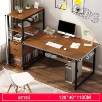 ราคา 120x40x110CM โต๊ะพร้อมลิ้นชัก โต๊ะเขียนหนังสือลายไม้ โต๊ะทำงาน โต๊ะมีลิ้นชัก โต๊ะทำการบ้าน โต๊ะทำงานมีลิ้นชัก โต๊ะเขียนหนังสือ โต๊ะคอมพิเ (20768339341)