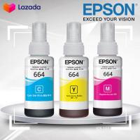 ราคา หมึกแท้ 100 Epson หมึกเติมของแท้ EPSON 664 ink for เอปสัน Epson L Series L100 L110 L120 L200 L210 L220 L300 L310 L350 L355 L360 L365 L380 L385 L405 L455 L485 L550 L555 L565 L1300 L1455 (20484426168)