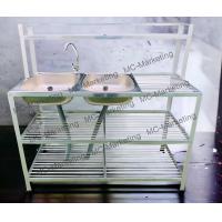 ราคา ซิ้งค์ล้างจาน อ่างล้างมือ อ่างล้างจาน 2หลุม 3 ชั้น ต่อบน มีก๊อก ไม่มีก๊อก 224T (18013512082)