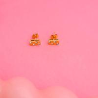 ราคา WELRY acc พร้อมส่ง ต่างหูแป้นทรงเหลี่ยมประดับ CZ รุ่น Mira (20450478762)