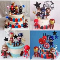 ราคา โมเดลตกแต่งเค้ก แอดเวนเจอร์ โมเดลตกแต่งเค้กซุปเปอร์ฮีโร่ 6ชิ้น สำหรับเด็ก (19088449273)