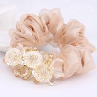 ราคา MYPINK ยางรัดผม โบว์ผูกผม ยางมัดผม โบว์ดอกไม้ สวยมาก งานดี ไม่กินผม (20704915973)