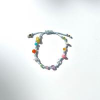 ราคา daintyme Mamamia bracelet กำไลเชือก handmade เชือกเทียนเกาหลี กำไลหินแบบผูก (20439594298)