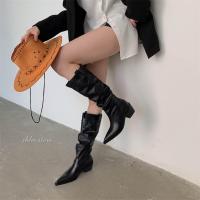 ราคา chloe store BLACK COWBOY BOOTS บูทคาวบอยยาว สีดำ (20109398780)