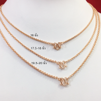 ราคา สร้อยคอนากลายโซ่คตกิต ความยาว 16 นิ้ว 18 นิ้ว 20 นิ้ว สร้อยนาก สร้อยไมครอน สร้อยคอแฟชั่น นากปลอม ใส่ออกงานได้ ใส่อาบน้ำได้ (12511479762)
