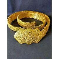 ราคา เข็มขัดดอกพิกุล เข็มขัดชุดไทย สีทอง สีเงินรมดำ (5940566671)