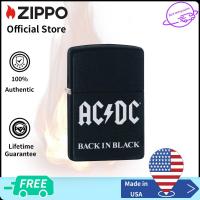 ราคา Zippo AC DC Design Black Matte Pocket Lighter Zippo 49015สีดําด้าน ไฟแช็กไม่มีเชื้อเพลิงภายใน (11150165699)
