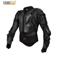 ราคา ขนาด S 5XL แจ็คเก็ตมอเตอร์ไซค์ผู้ชายเต็มรูปแบบอุปกรณ์ป้องกันในการแข่งขันมอเตอร์ครอสเกราะเสื้อเกราะป้องกันลำตัวหน้าอกเกราะป้องกันด้านหลังสำหรับอุปกรณ์ป้องกันการขับขี่มอเตอร์ครอส (11222759618)