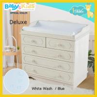 ราคา พร้อมเบาะเปลี่ยนผ้าอ้อมใหม่ Idawin ตู้เปลี่ยนผ้าอ้อม ตู้เปลี่ยนผ้าอ้อมเด็ก โต๊ะเปลี่ยนผ้าอ้อม รุ่น Deluxeขนาดกว้าง 54 cm xยาว 104 cm xสูง 98 c (20699732682)