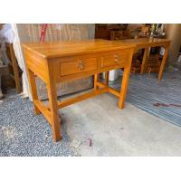 ราคา โต๊ะ 2 ลิ้นชัก สีสัก ขนาด 100 60ส80 โต๊ะไม้สัก โต๊ะทำงานไม้สัก โต๊ะเขียนหนังสือ โต๊ะเรียนหนังสือ (20646727054)