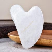 ราคา กัวซา หินนวดหน้า กวซา นวดหน้า Gua Sha กระชับรูขุมขน ยกกระชับใบหน้า หินกัวซา สีขาว (20379358123)