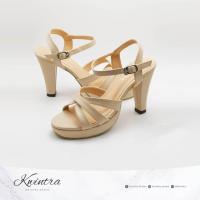 ราคา KWINTRA 4 รองเท้าส้นสูง เสริมหน้า 4นิ้ว สีครีม และ สีดำ รองเท้างานแต่งงาน รองเท้าออกงาน (16033623202)